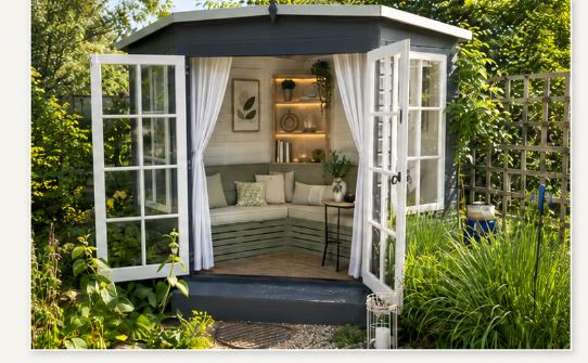 Bespoke Outdoor Summer House, Design & installation